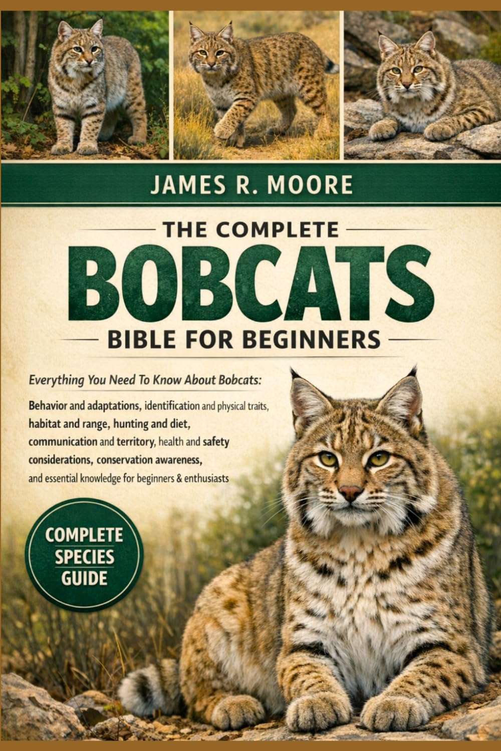 THE COMPLETE BOBCATS BIBLE FOR BEGINNERS: Everything You Need To Know About Bobcats: Behavior and adaptations.....health and safety considerations, ... knowledge for beginners & enthusiasts