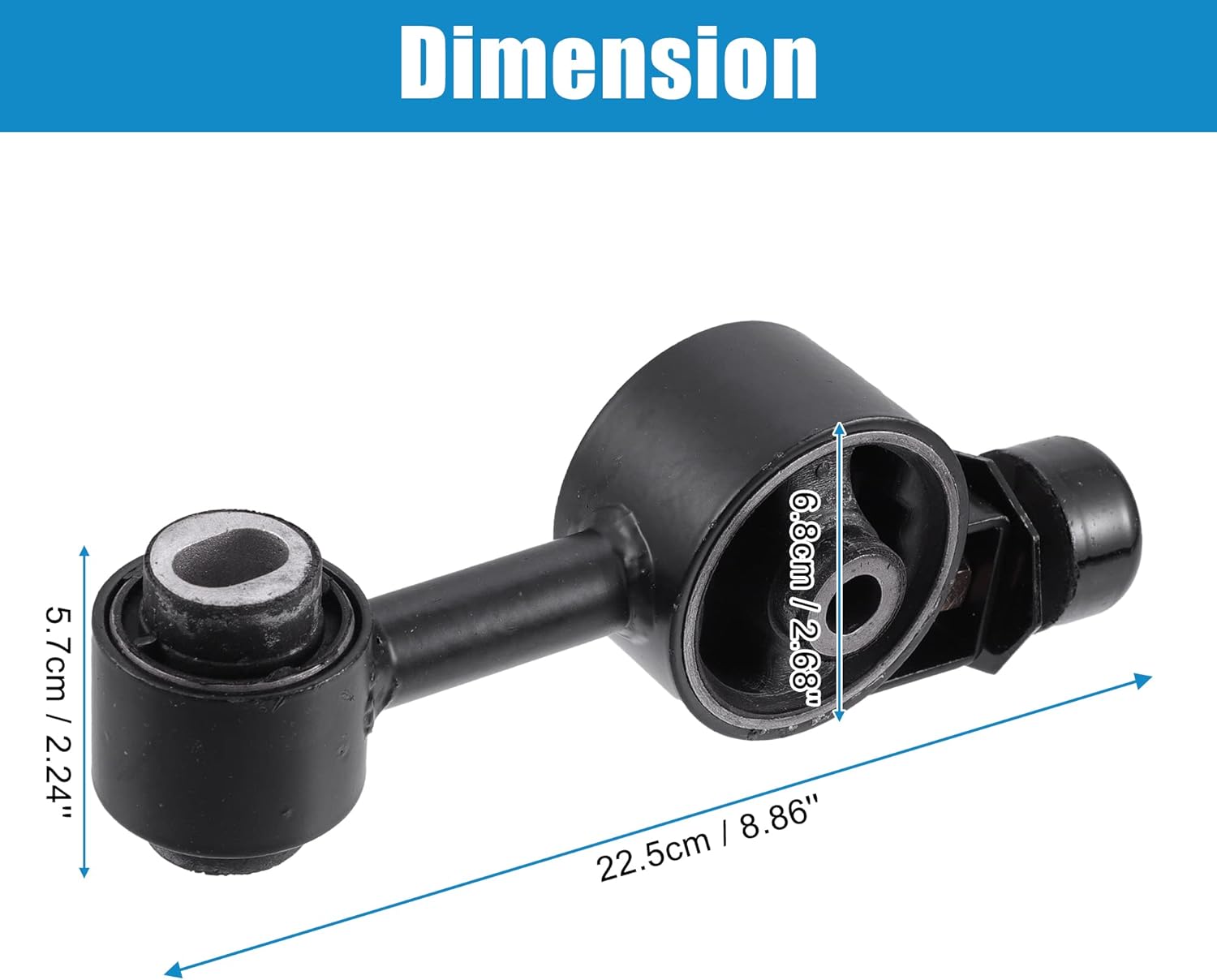 X AUTOHAUX Car Engine Motor Mount 11350-EL00A Front Right Upper Mount for Nissan Cube 2009-2014 for Nissan Versa 2007-2012
