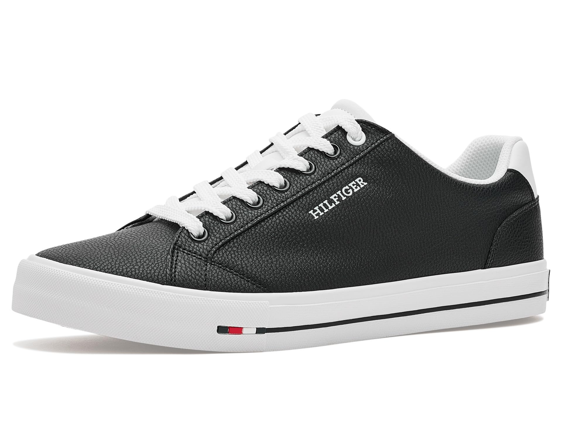 

                                                    Tommy Hilfiger Men's Risabel Black/White 10.5 Medi