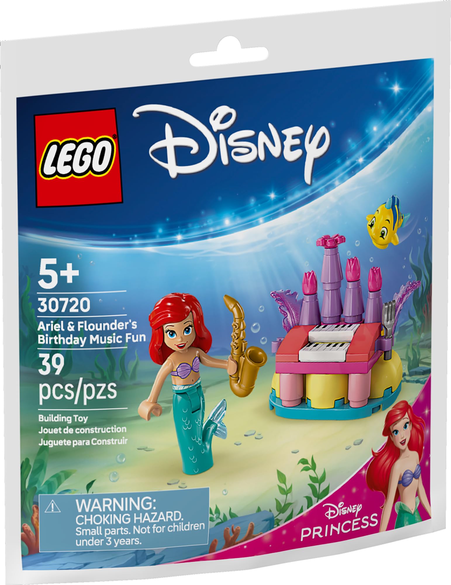 LEGO 30720 Ariel e Linguado Musica de Aniversário - Polybag