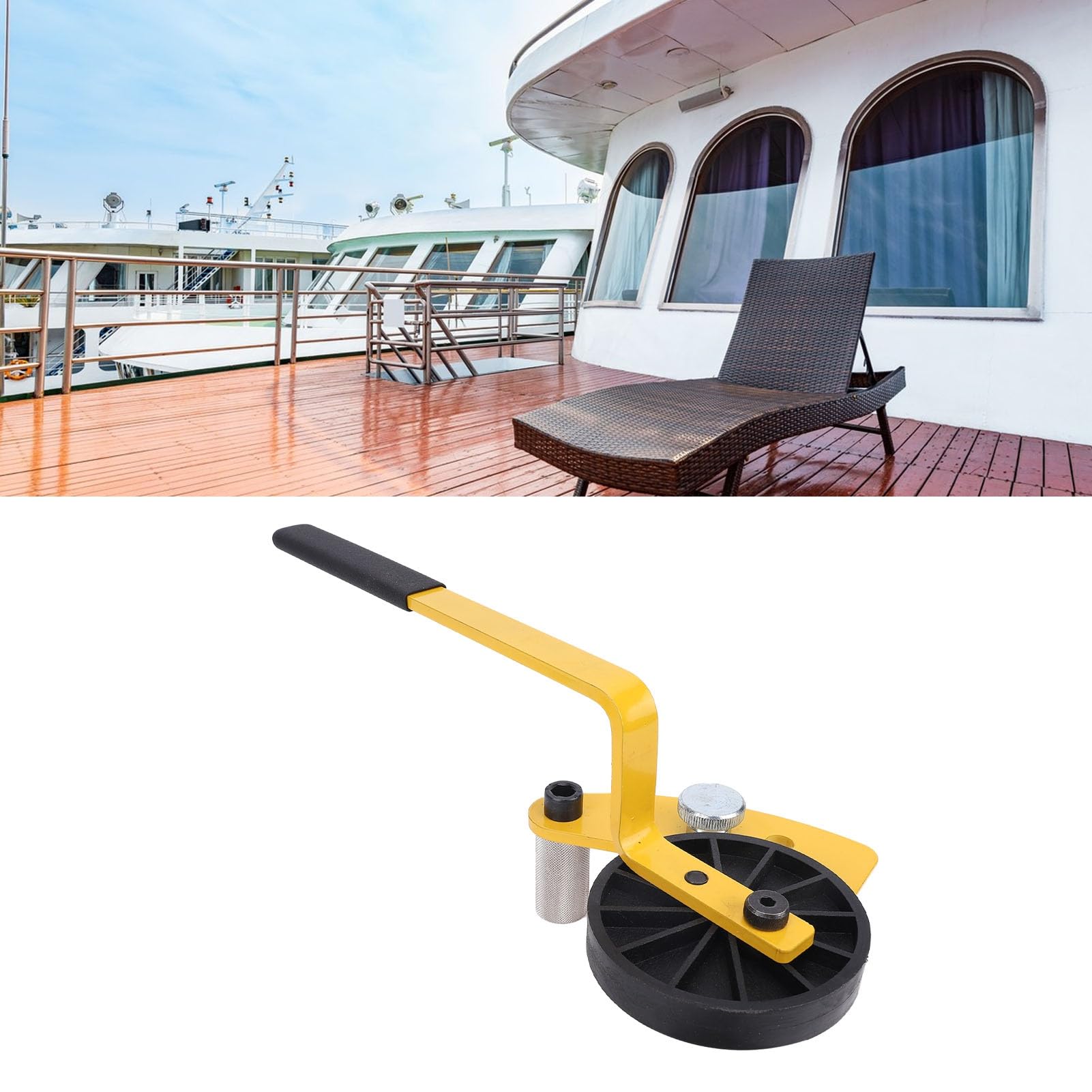 Keenso Strumento per Raddrizzare il Ponte, Piastra per Decking in Lega di Alluminio con Allineamento di Precisione per Appassionati di Fai da Te e Installatori Professionisti
