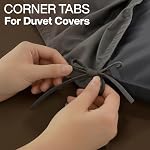 Insert de couette Utopia Bedding taille reine, couette grise matelassée avec onglets d'angle, couettes alternatives en duvet matelassées taille reine 88 x 88 po (Gris)