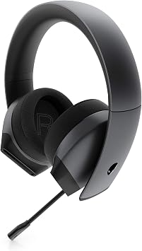 Alienware 7.1 PC Gaming Headset AW510H-Dark 50mm Hi-Res Drivers - Noise Cancelling Mic - Multi Platform CompatiblePS4,Xbox One,Switch via 3.5mm Jack
