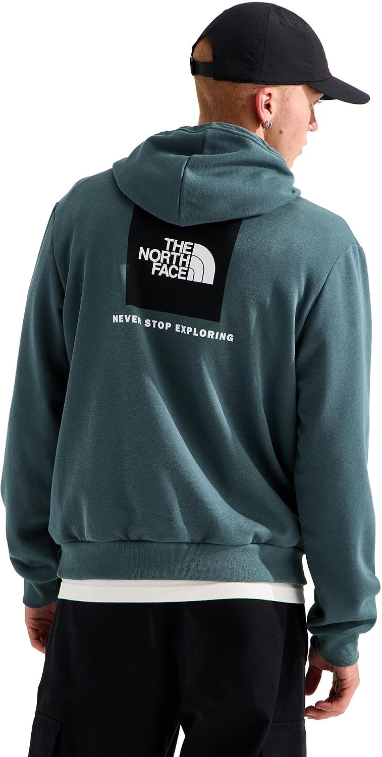 THE NORTH FACE Men's Evolution Box NSE Hoodie | Sweatshirt With 2 Piece Hood, Adjustable Drawcord, Kangaroo Hand Pocket