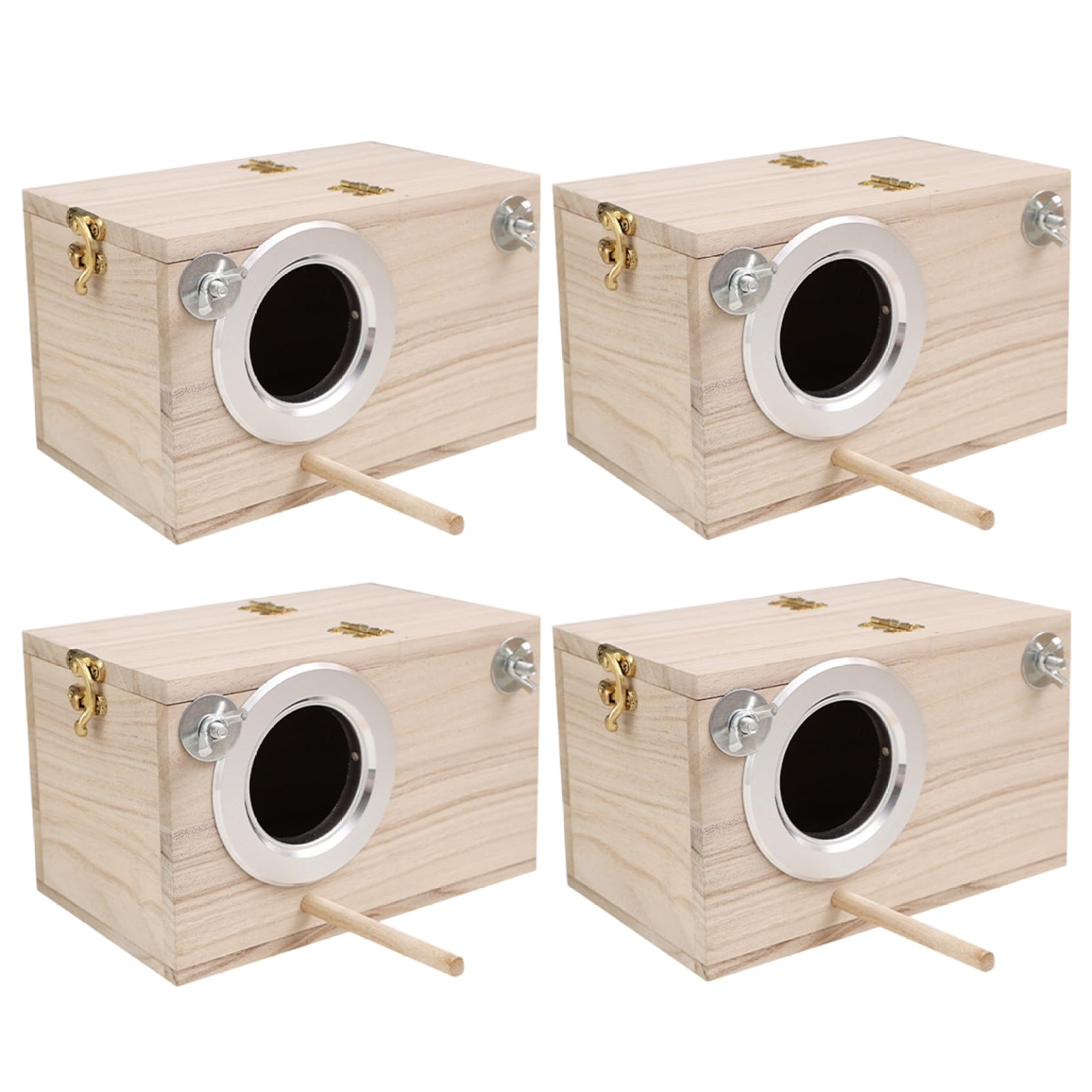 Maison à oiseaux en bois de qualité supérieure avec perchoir