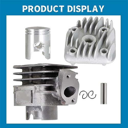 Miniatura 7 de Silscvtt Kit de pistón de cilindro de repuesto para Polaris Scrambler 50 2001-2003 Predator 50 2004-2007 50cc