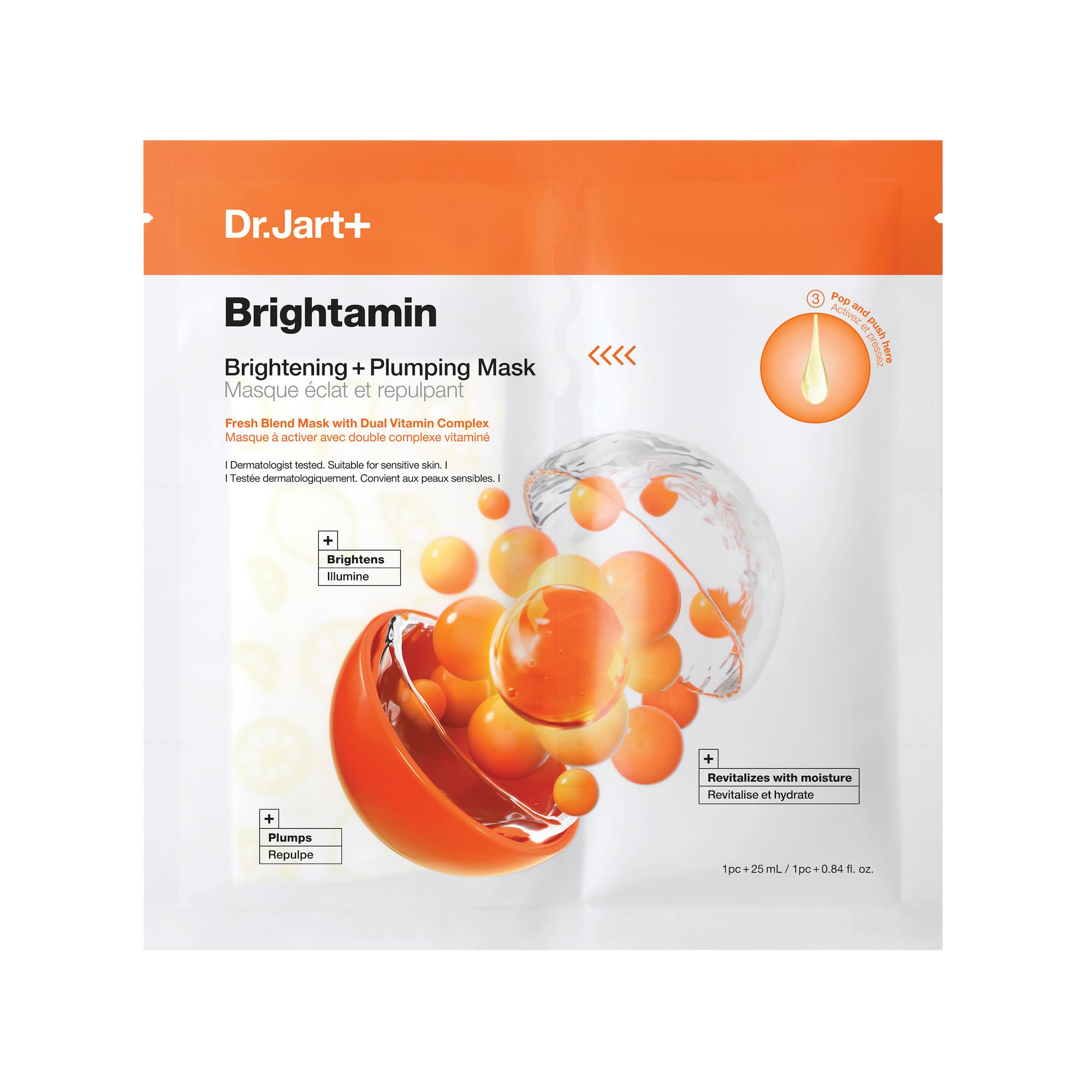Brightamin Brightening Plumping Korean Face Mask with Vitamin C | Korean Skin Care | Trav…