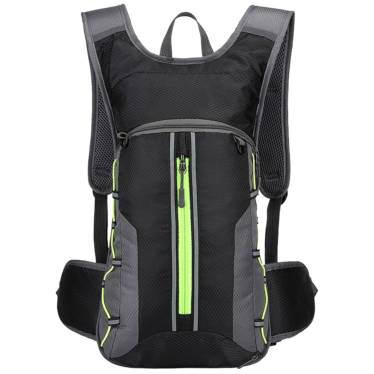 Amazon Brand - Symactive Hydration Mesh Backpack Ultra Series Hi-Viz | Leak-Resistant | 2-Liter Water Bladder | Breathable Mesh Design | Adjustable with Shoulder, Chest, and Waist Straps (Green) (B0D35HFDG1) Amazon Price History, Amazon Price Tracker