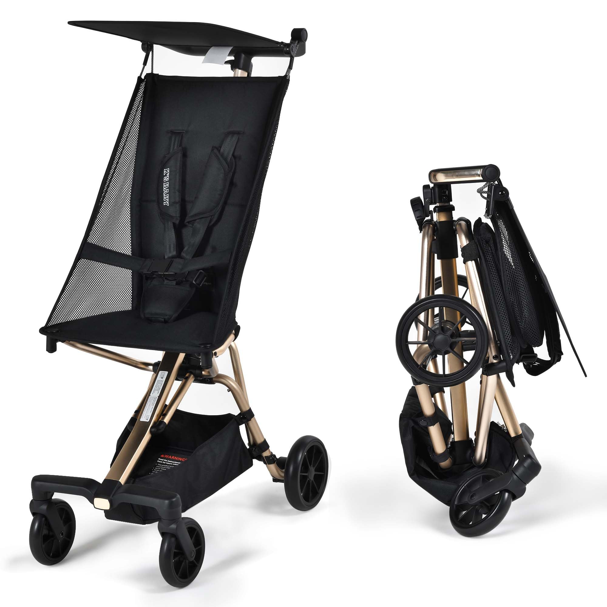 Amazon.com : Unilove K's Baby Breeze Lightweight Travel Stroller - Black