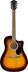 Fender Guitarra acústica Dreadnought FA-125CE, de 2 anos, Sunburst
