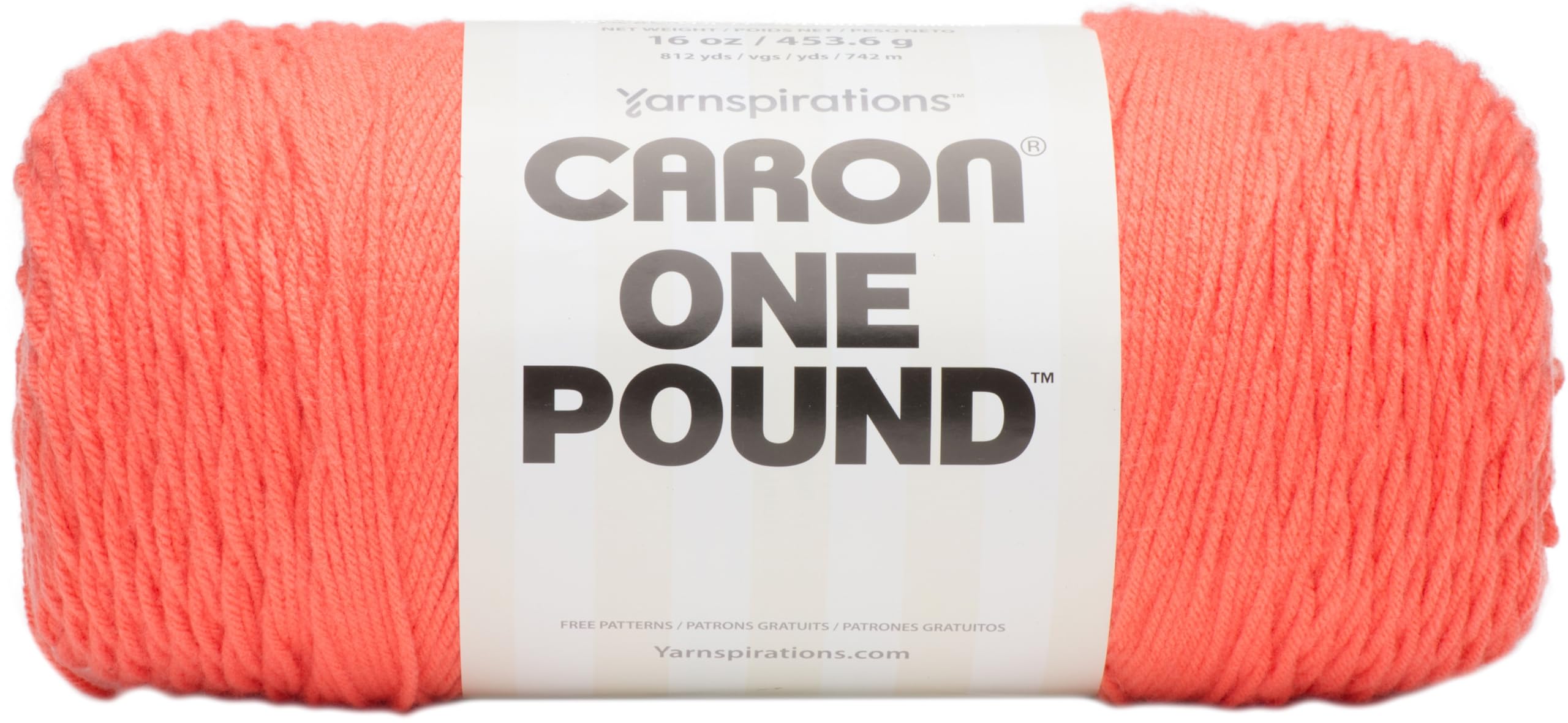 Hilo premium Caron One Pound Calming Collection, tono Living Coral superior