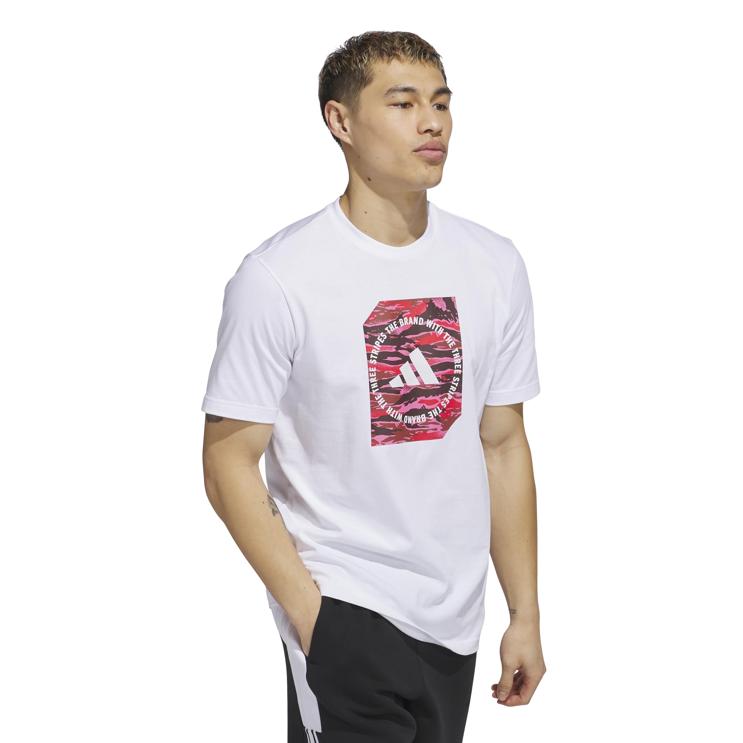 adidas Originals Men's Camouflage Shape Graphic T-Shirt