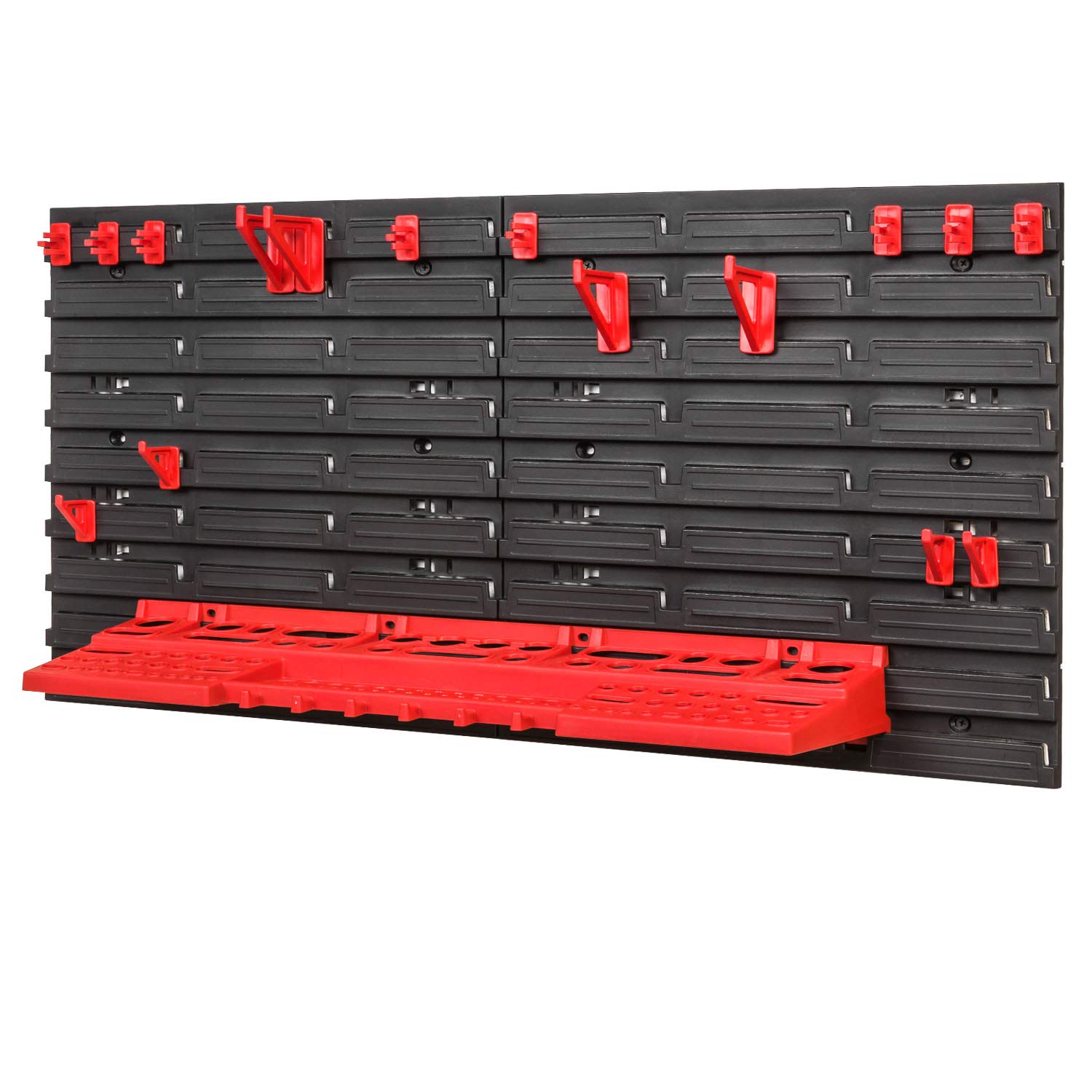 Scaffale Da Parete Strängnäs A 3 Ripiani Regolabili 50 X 60 X 15 Cm Acciaio Rosso Encasa 83160881 - Foto 11