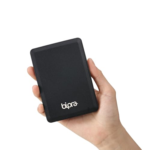 Bipra Ultra Slim USB 3.0 NTFS Portable Hard Drive - Black (1000GB 1TB)