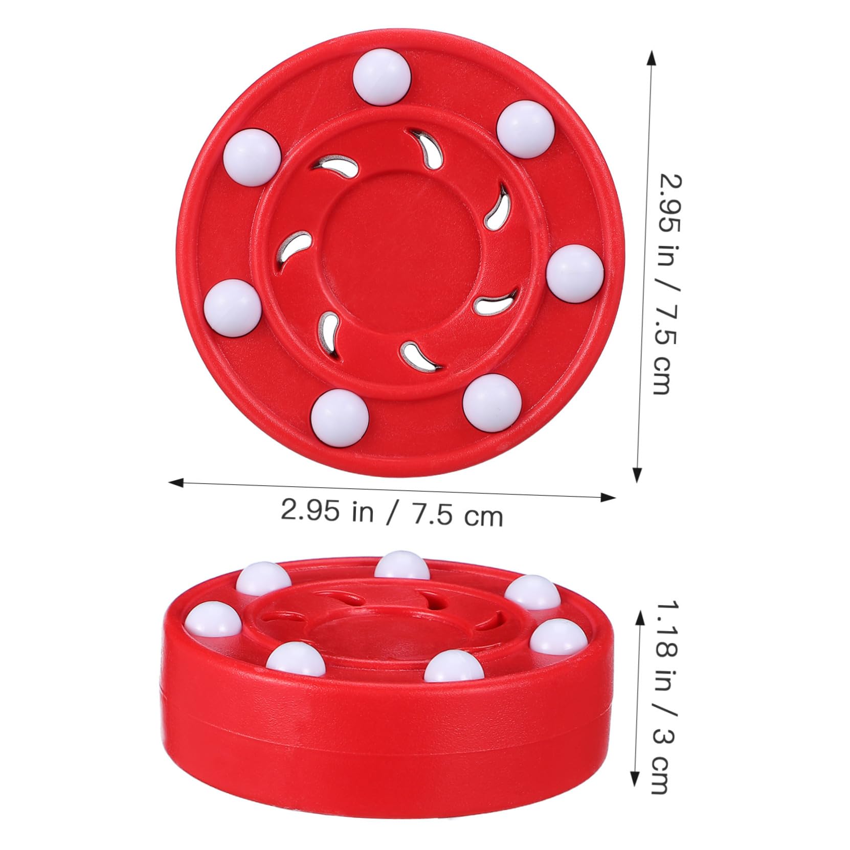 BESPORTBLE 1 pièce Accessoire d'entraînement pour patins à roulettes Air Hockey Palet Jeu de hockey sur glace Palet Jeu de hockey Palet Accessoires d'entraînement Maquillage
