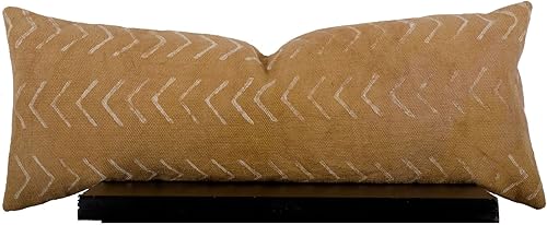 Trade Star Funda de almohada 100% de algodón, funda de cojín lumbar, funda de almohada tejida a mano con estampado tribal hecho a mano, funda de