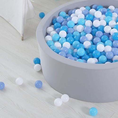 Miniatura 7 de GOGOSO Bolas de plástico para corral de bolas, de juguete, para bebés, niñas y niños, corral de juegos, corral de bebé, parque infantil, tienda de