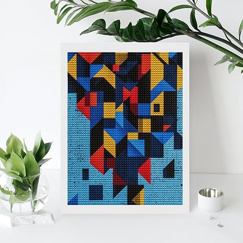 Miniatura 7 de DIY 3D Colorful Print Diamond Painting Kits for Adults, 5D Funny Round Diamond Art Kits for Beginners,DIY Full Drill Paint with Diamond,Home Wall