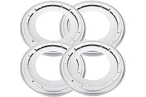 6 Pack 12" Lazy Susan Hardware, 5/16" Thick Heavy Duty 1000Lbs Load...