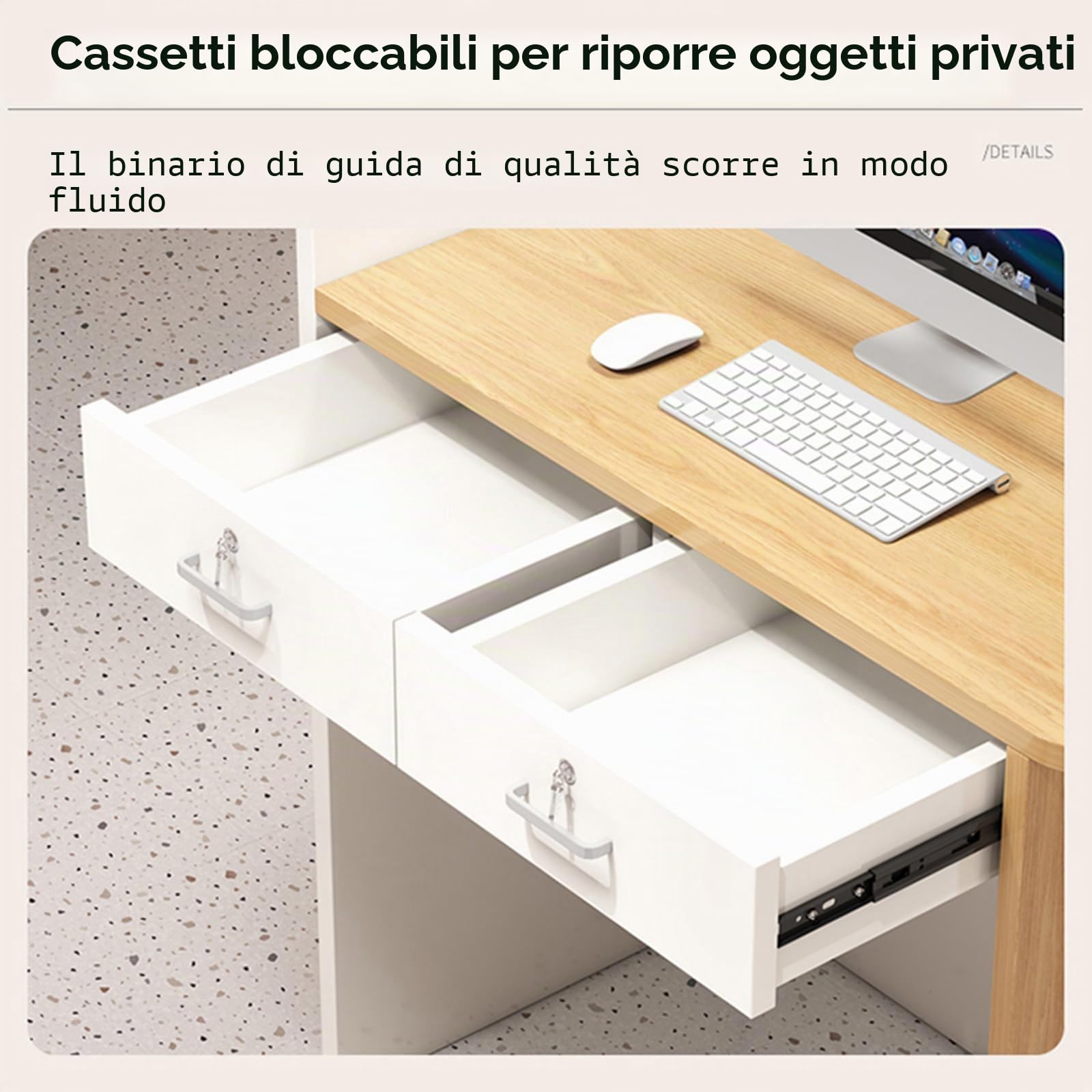Piccola Reception, Reception Moderna, Bancone Receptions Con Cassetti E Ripiani, Receptions Barbiere, Ufficio Salone, Sala Ricevimenti, Salone Di Bellezza, Negozio Di Abbigliamento