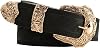 Scarlet Darkness Western Belts for Woman Renaissance Cowgirl Leather Belt with Removable Buckle