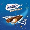 MILKY WAY Crispy Rolls, Milk Chocolate, Biscuit Snack bar, Single 22.5 g (1 x 24 Bars)