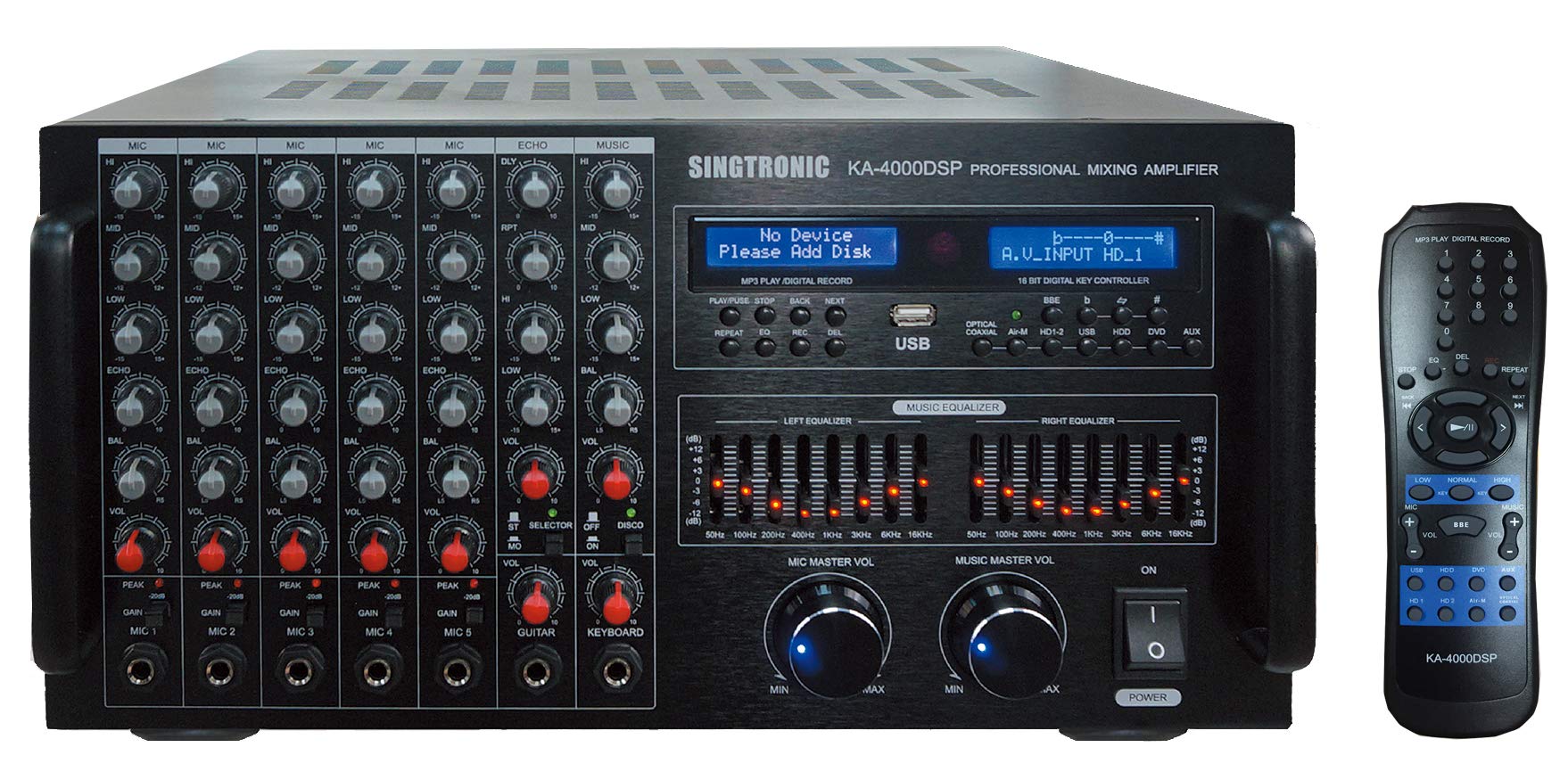 Buy SINGTRONIC KA4000DSP Professional DJ/KJ Digital Console 4000W DSP