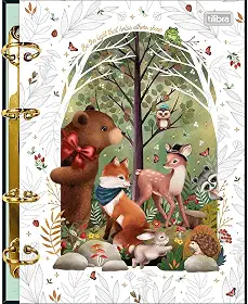 Tilibra - Caderno Argolado Cartonado Colegial Loveland 80 Folhas