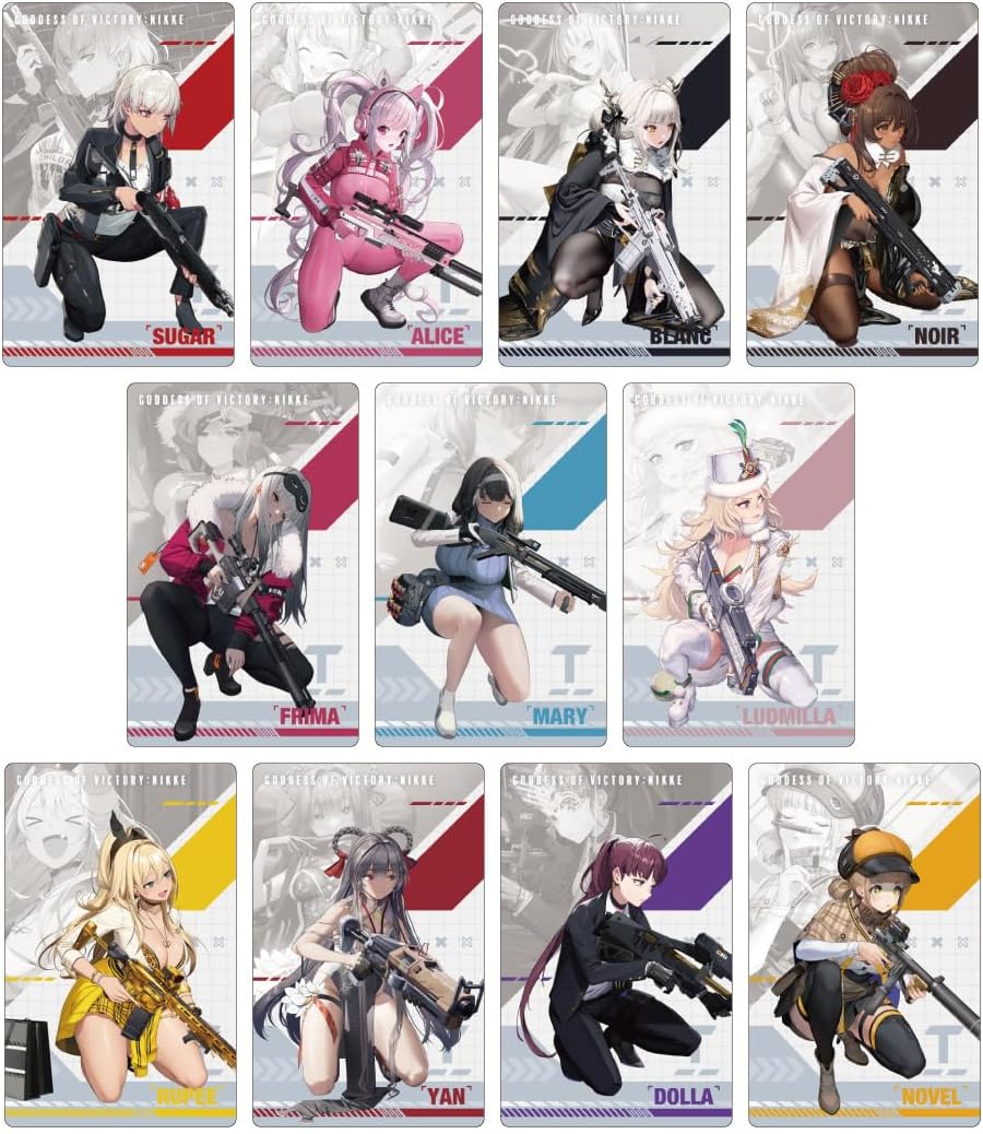 Goddess of Victory: Nikke Gun Girl Metal Card Collection Vol. 3 Box Set