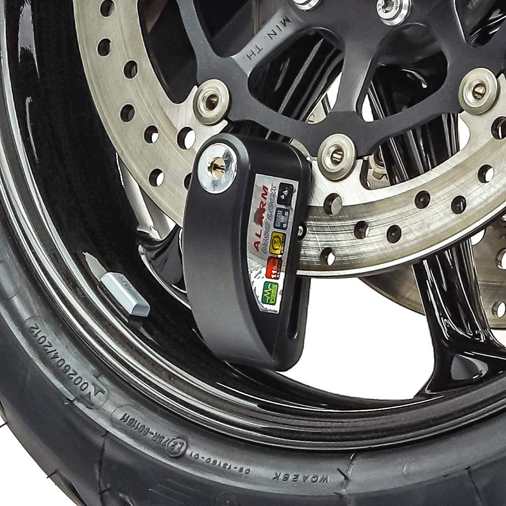 Antivol Bloque Alarme 110dB Compatible avec Honda CB 1000 R/CBF 1000/ F Jaune