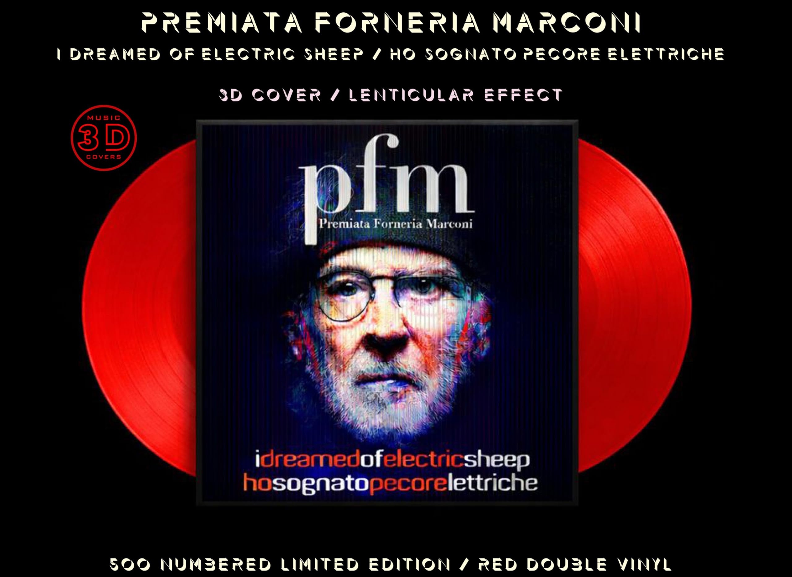 Dreamed Of Electric Sheep -Luxurious Double Red in 3D/Lenticular effect Jacket (500 copies)