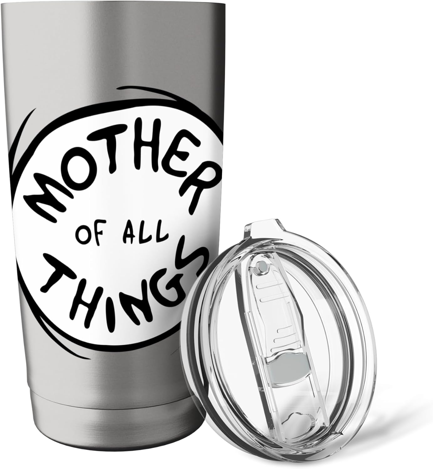 Dr. Seuss Mother of all Things Emblem RED Stainless Steel Insulated Tumbler