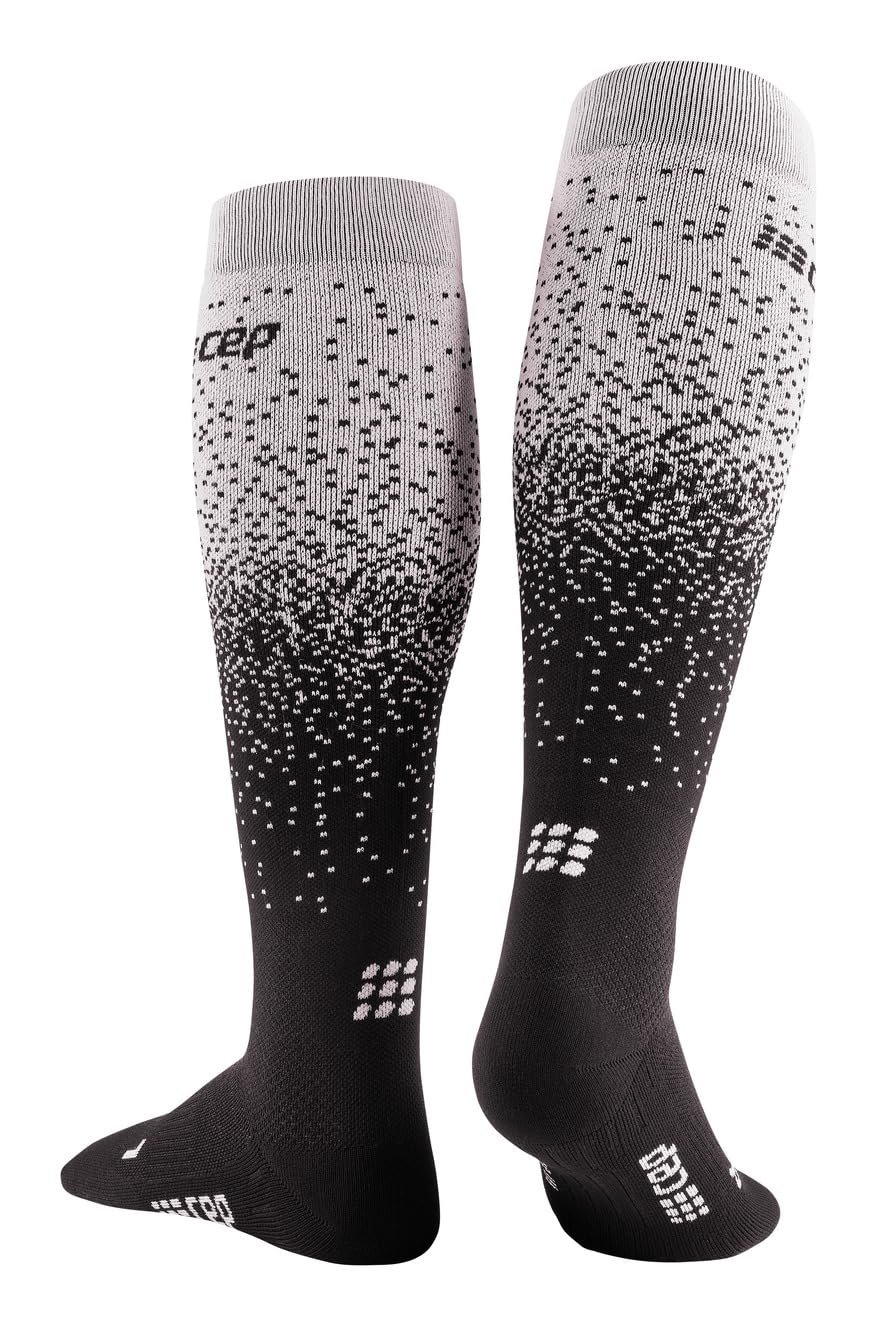 CEP Women's Winter Compression Snowfall Design Ski and Snowboard Socks