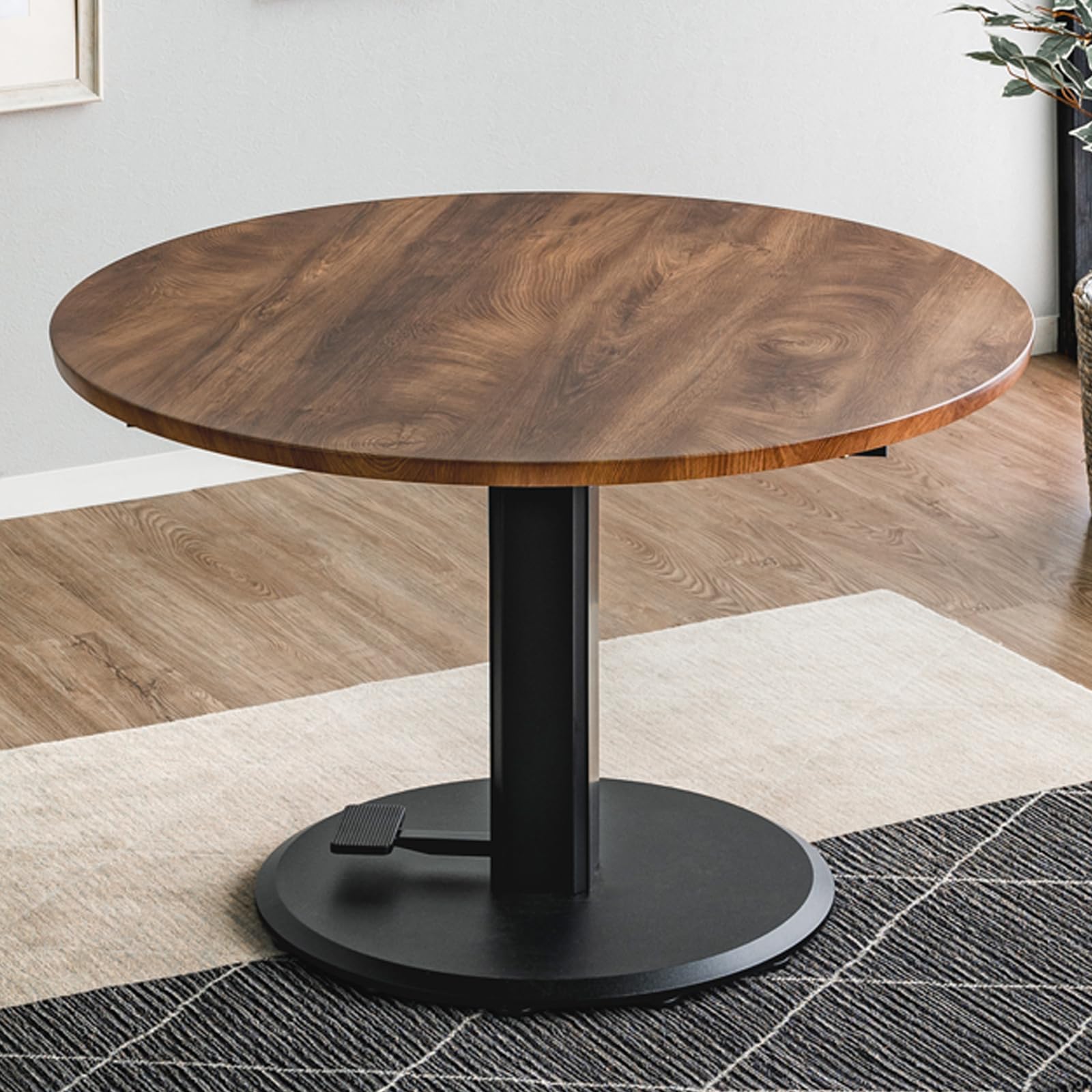 Amazon｜タンスのゲン ダイニングテーブル 単品 昇降式 幅100cm