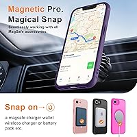 Vista 213 de MOCCA - Funda magnética resistente para iPhone XR de 6.1 pulgadas, compatible con MagSafe, funda con protección contra caídas de grado militar