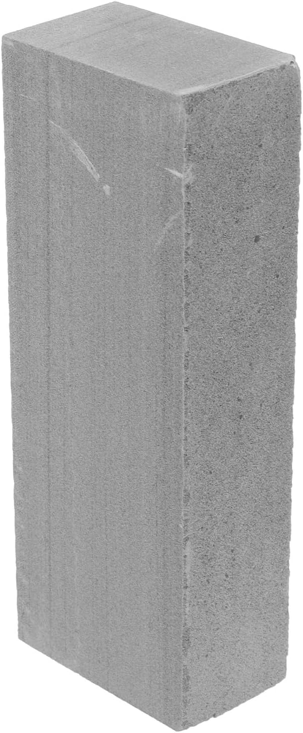 Natural Grit Sharpening Stone Set, 20X7X4Cm Household Kitchen Knife and Scissor Sharpener with Ergonomic Desktop Cutlery Stone for Coarse and Fine Sharpening