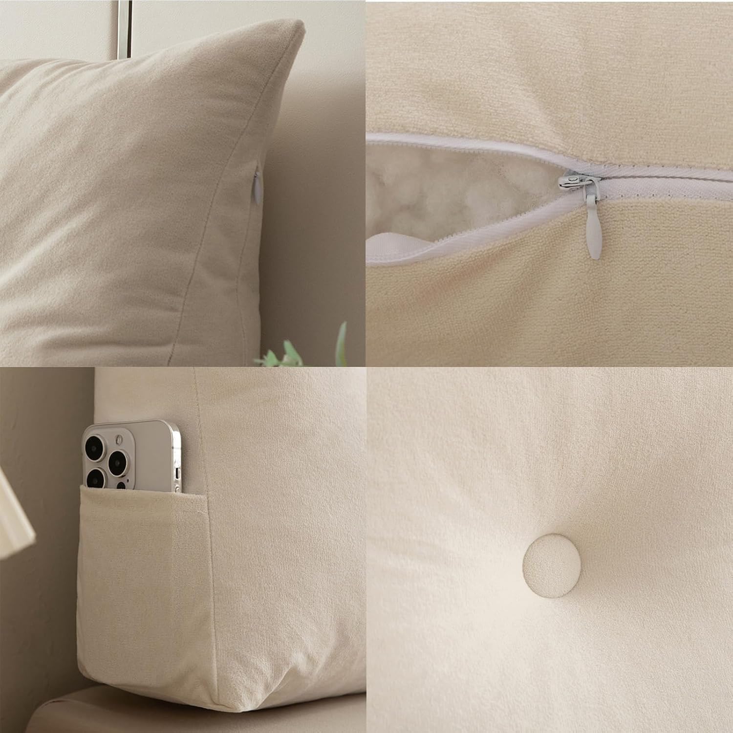Cuscino Schienale Divano Letto Cuscini Testata Cuscini Schienale Divano Triangolare Testiera Letto Poggiatesta A Cuneo per Schiena,05,80X40X12cm
