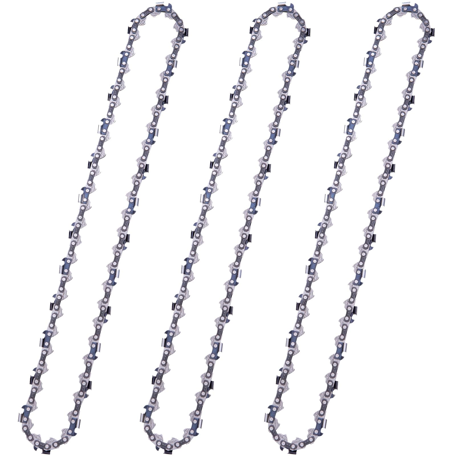 CUTWIN 3 Pack 14 Inch Chainsaw Chain 3/8" LP Pitch, 0.050" Gauge, 52 Drive Links Fits for STIHL,Husqvarna,Echo,Ryobi,Greenworks,Ego,Poulan Pro,Craftsman and More