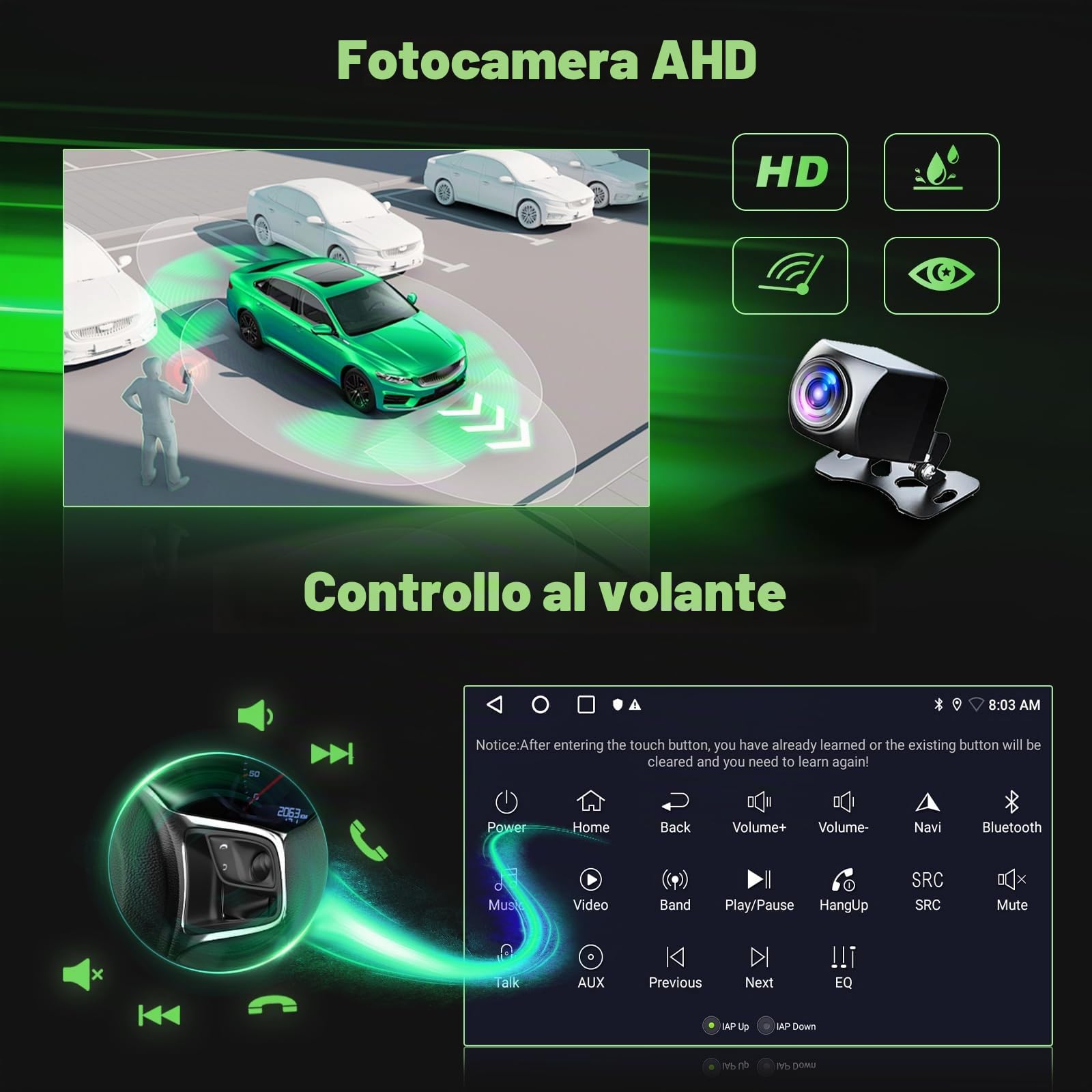 [2+64G] Android 10.1" Autoradio per Suzuki Swift 2003-2010