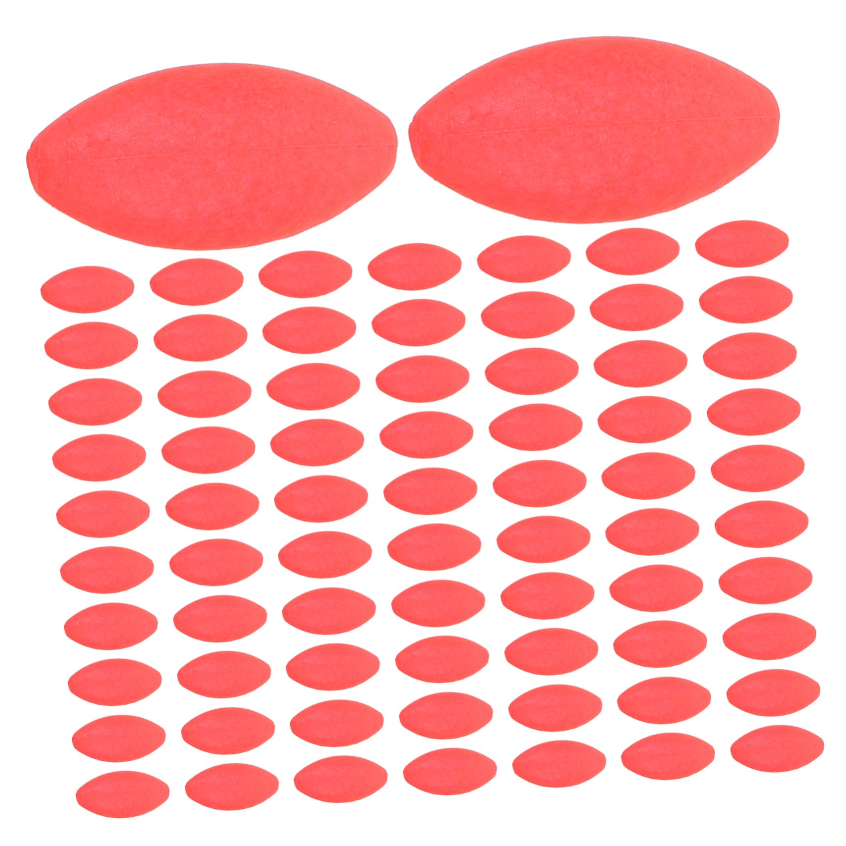 ibasenice Accessoires De Pêche pour Attaquer Flotte Perles Outil De Pêche Articles De Pêche Matériel De Pêche Attendre La Pêche Rouge Plastique