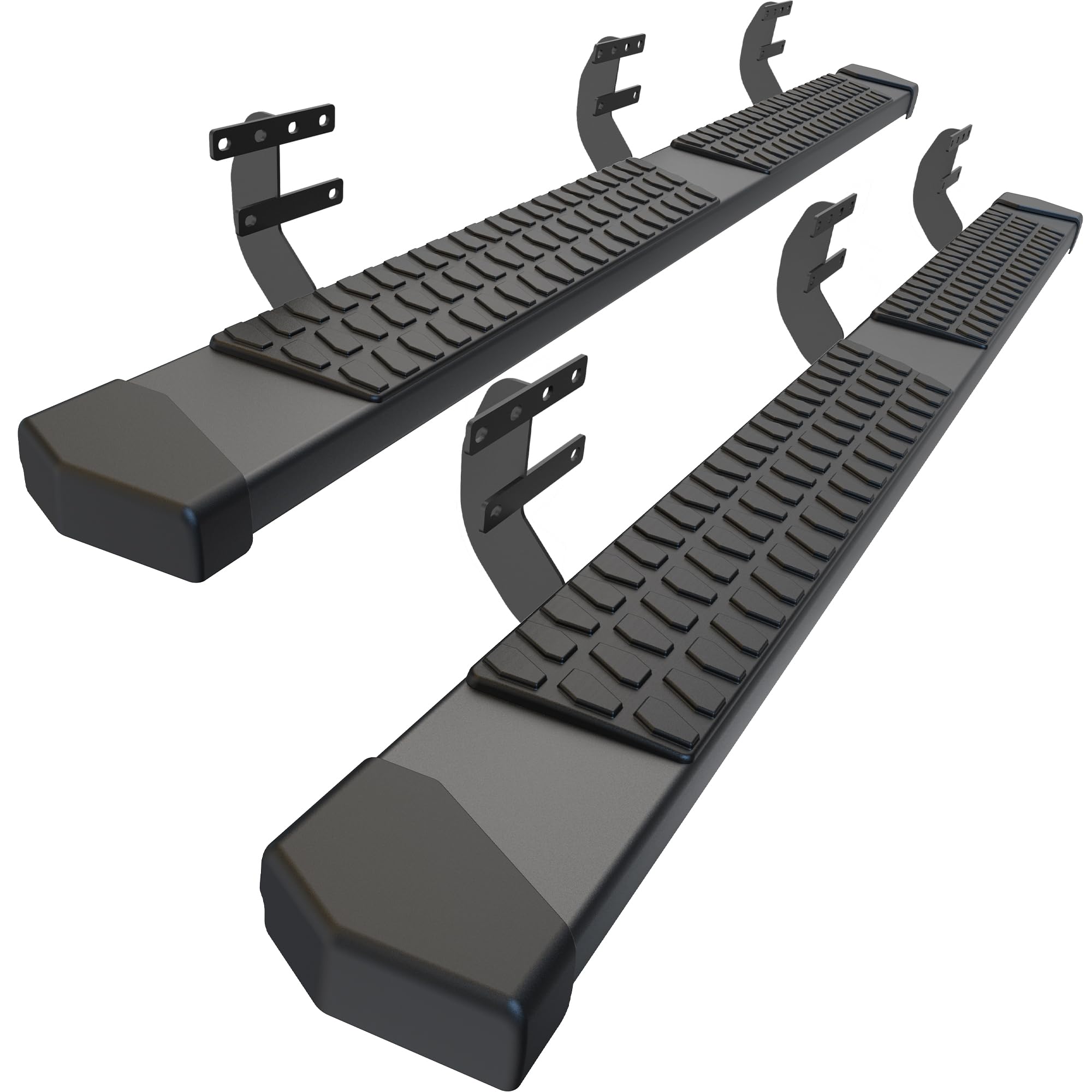AutoBull 6 Inch Running Boards Black Textured