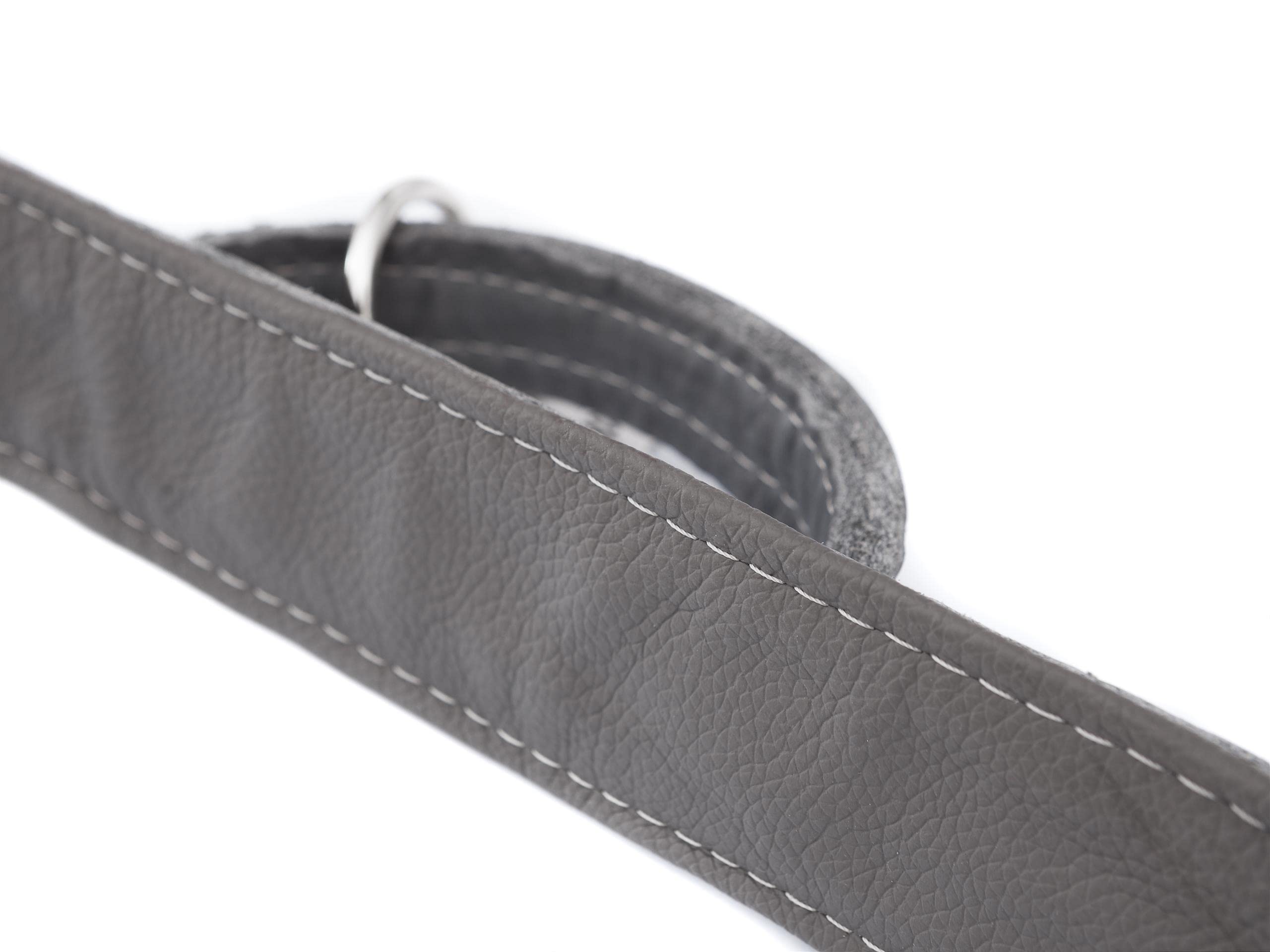 Collier pour chien en cuir, collier en cuir, collier pour chien, boucle en métal, 60 cm + pince à cendres.