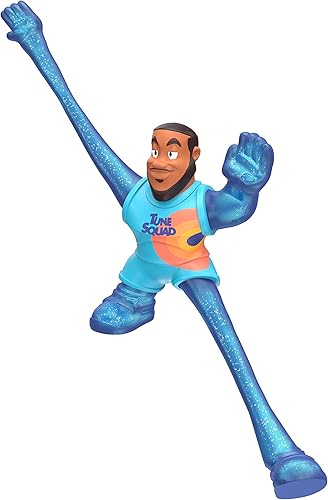 Vista 4 de Heroes of Goo JIT Zu - Space Jam: A New Legacy - Figura de acción elástica rellena de Goo de 5 pulgadas - Lebron James (Power Up)