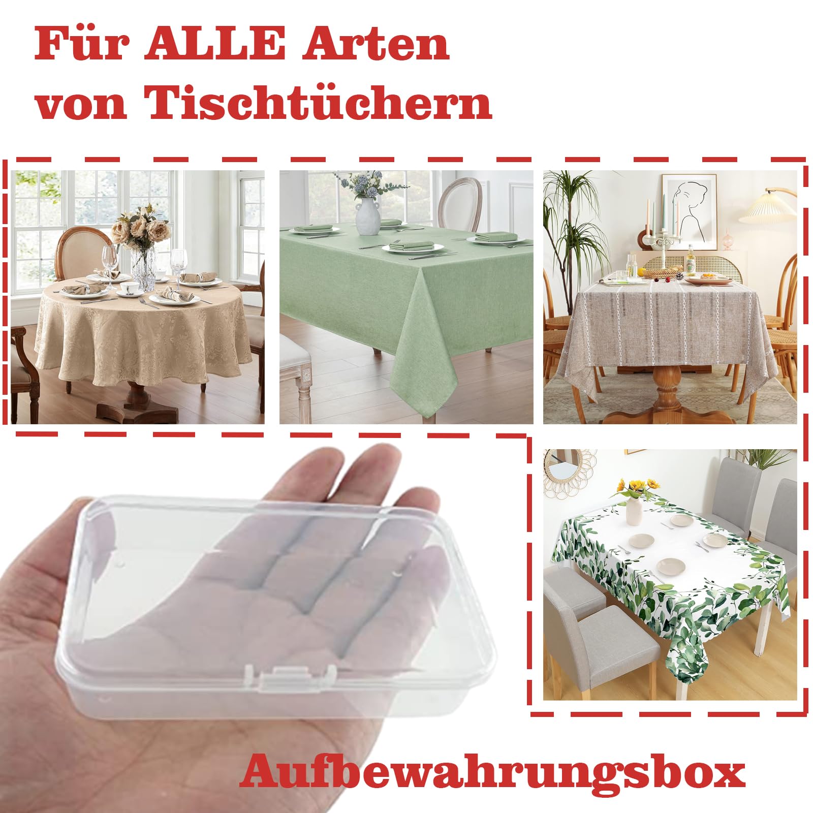 Fermacavola Per Tovaglia - 6 Pezzi Con Clip In Acciaio, Motivo Foglia D'Acero, Per Picnic, Feste All'Aperto, Grigio - Foto 3