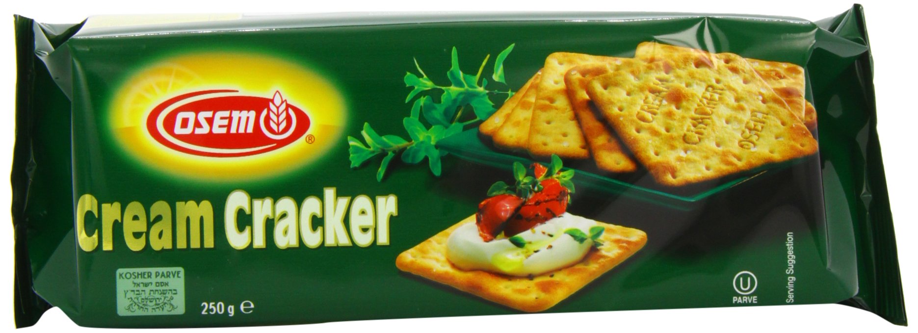 Osem Cream Cracker 250 g (Pack of 12)