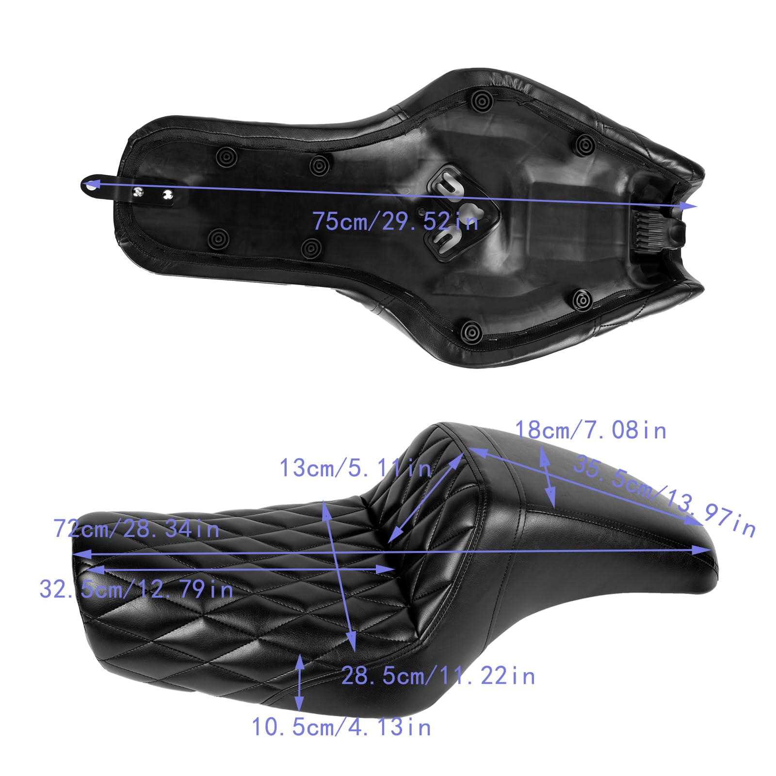 貴重HARLEY DAVIDSONクッションハーレーダビッドソン　アメリカUSA Amazon.com: NANSENJPMP Two-up Seat, Driver+Passenger Seat