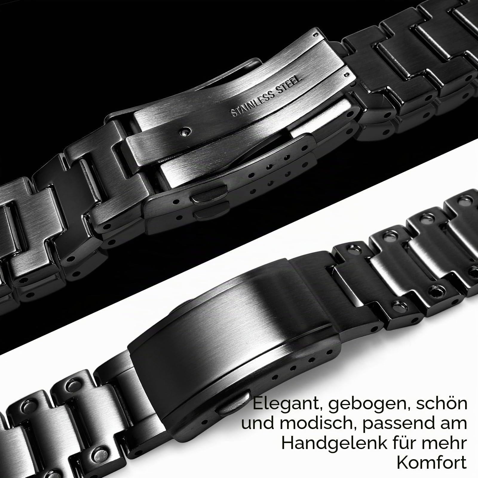 MOD Kit Uhrenarmband und Uhrengehäuse für DW-H5600 für Herren aus Edelstahl 316, Kompatibel mit Casio für G-SHOCK Armbänder und Uhr Hülle aus Metall