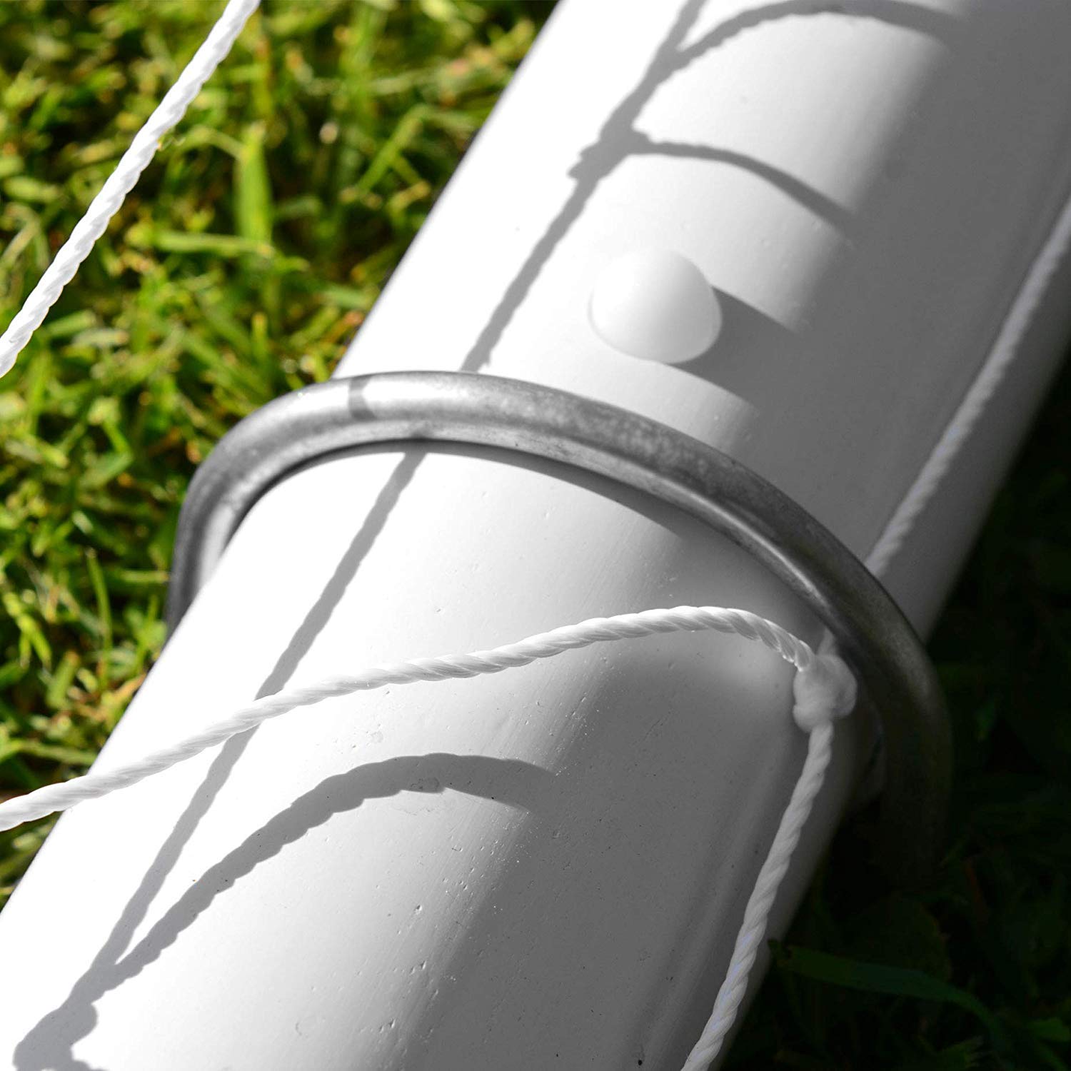 FORZA Sistema di Fissaggio per Porte di Calcio Steel [2 Dimensioni] - Picchetti a U di qualità per Porte di Calcio in PVC