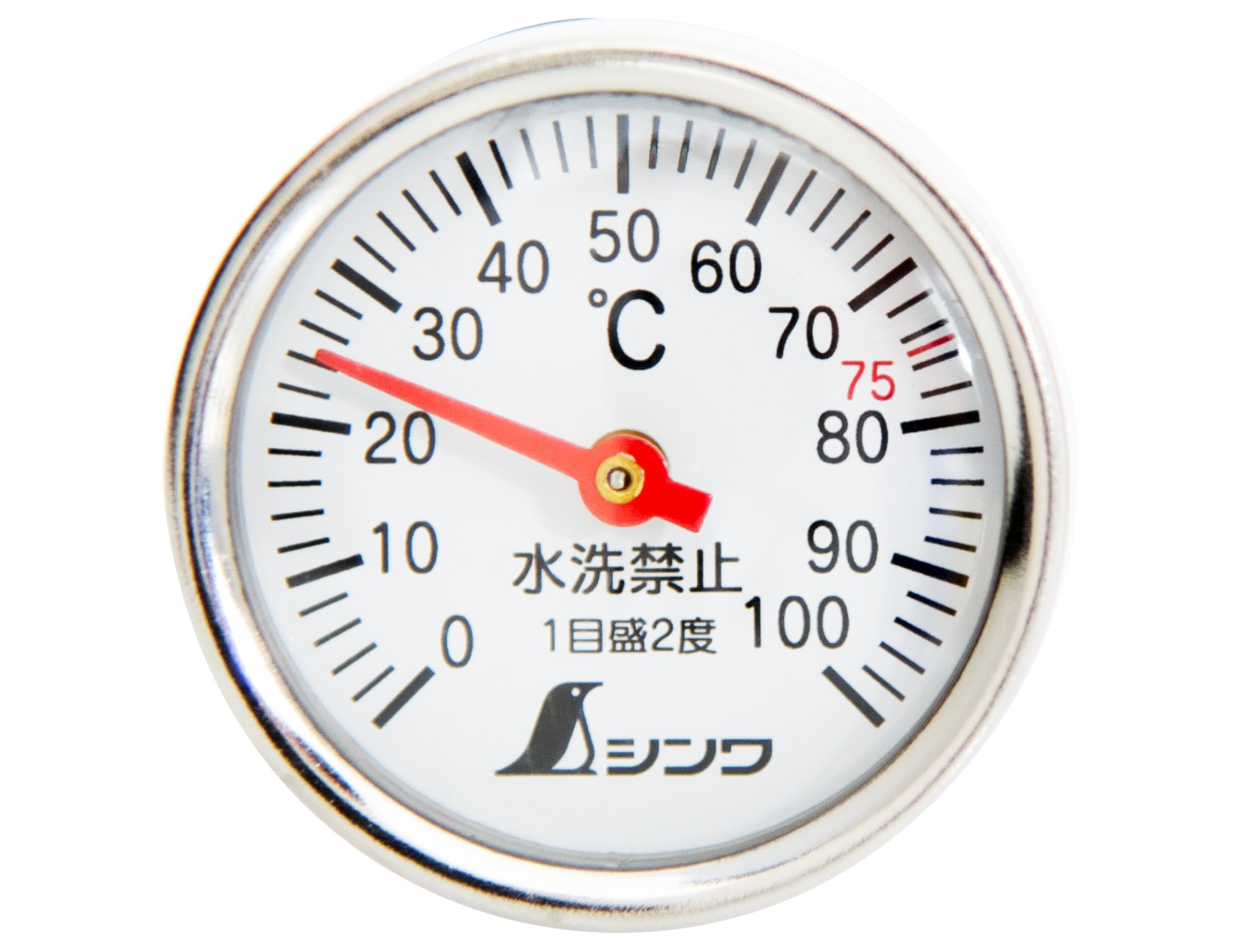Amazon.co.jp: シンワ測定(Shinwa Sokutei) 温度計 丸T字型 V-1 0～100