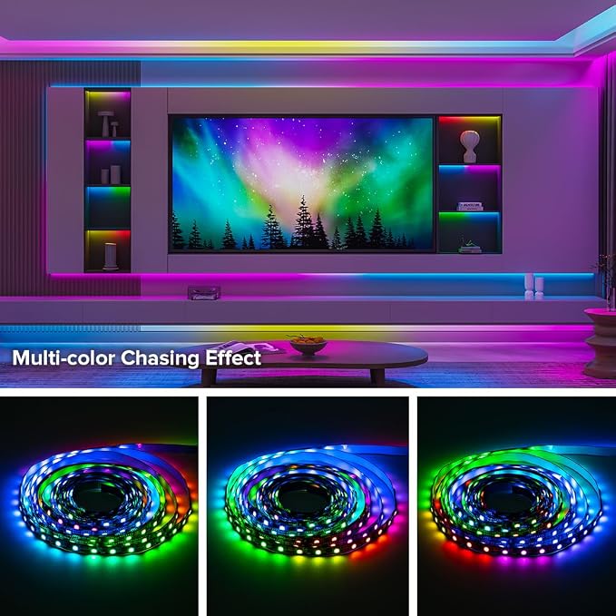 Tira LED WS2811 RGB IP65 16.4 pies BTF-LIGHTING miniatura 6